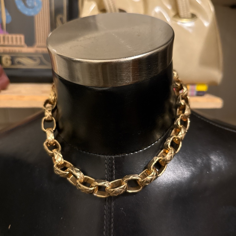 Chunky Gold Chain Necklace